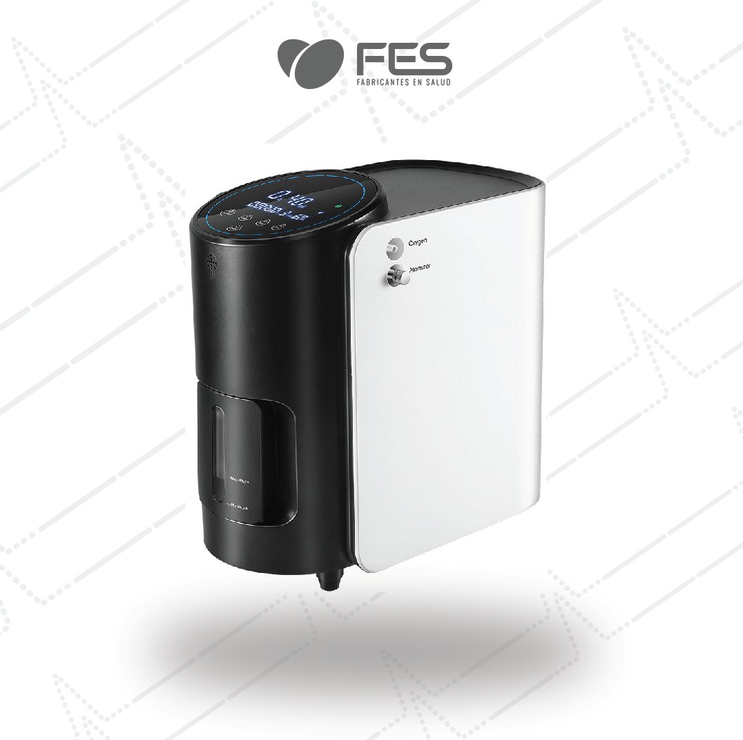 Concentrador de oxígeno de 1-7L,
